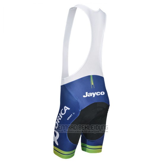 2014 Fahrradbekleidung Orica GreenEDGE Champion Afrika Trikot Kurzarm und Tragerhose